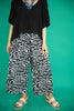 Zebra Wide Leg Pants