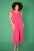 Remi Linen Dress | Fuchsia